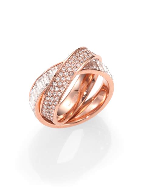 michael kors rose gold rings|michael kors ring price.